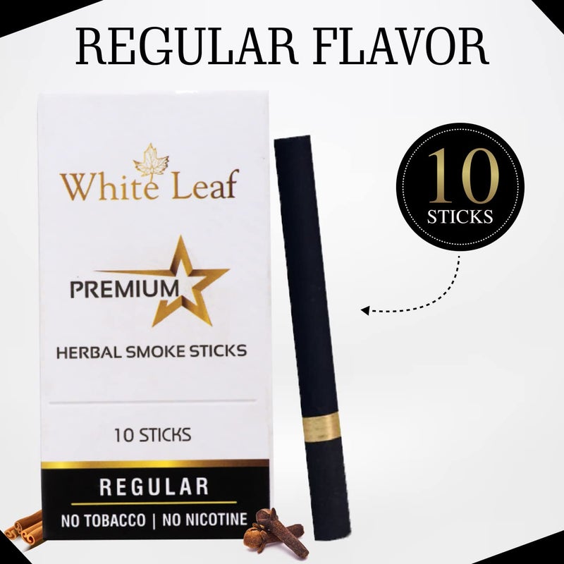White Leaf White Leaf Ayurvedic  Herbal Cigarette Regular Flavour With Lip Scrub for Smokers Brightening Dark Lips100 Sticks With 20gm lip scrub  - Image 4