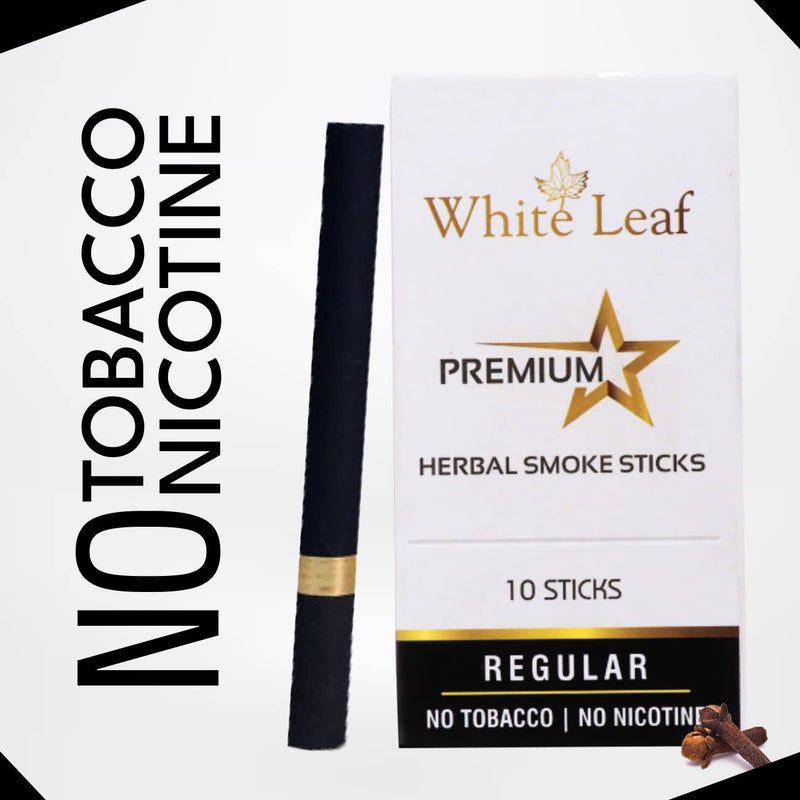 White Leaf White Leaf Ayurvedic  Herbal Cigarette Regular Flavour With Lip Scrub for Smokers Brightening Dark Lips100 Sticks With 20gm lip scrub  - Image 5