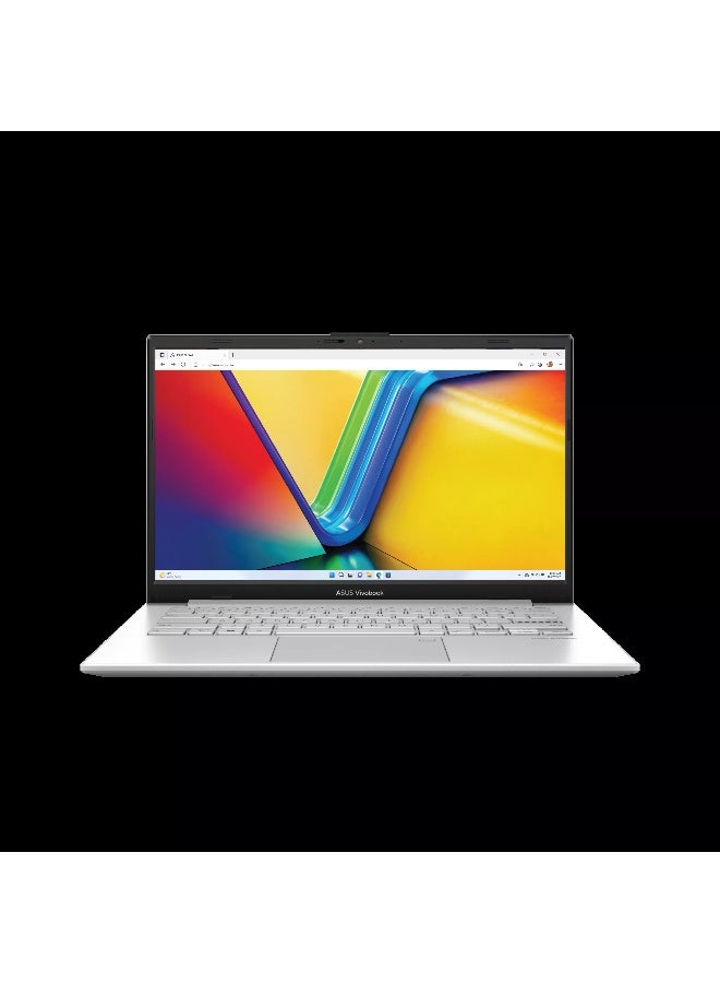 أسوس TUF 14 inch display with 8 GB RAM/256 Gigabyte Storage/E1404TA-N1508G256GSRW/Windows 11 Home English/Arabic SILVER English/Arabic Silver - Image 1