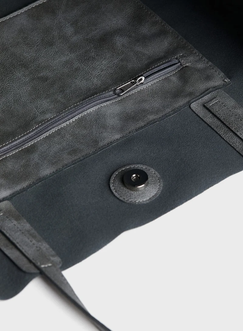 H&M Top Handel Tote Shopper