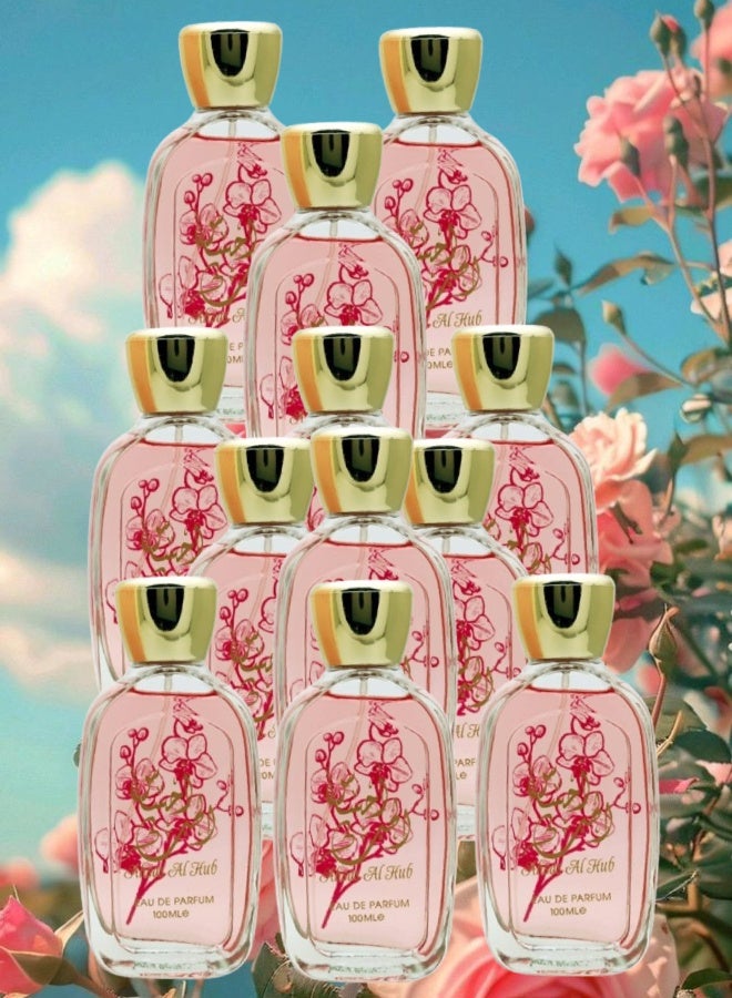 WARD 12 Pieces Ahsas Al Hub Perfume 100ML - Image 1