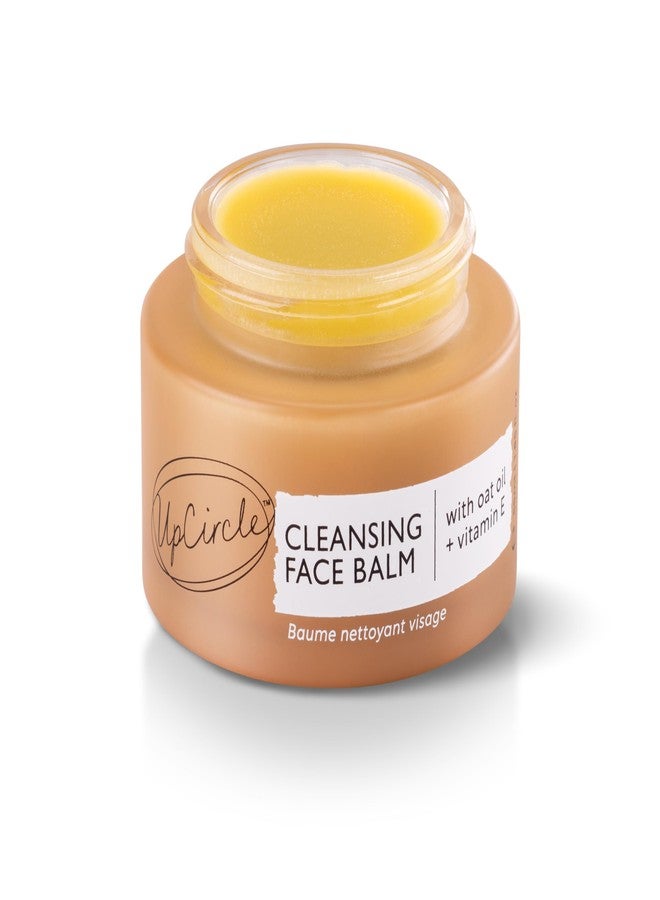 UPCIRCLE Cleansing Face Balm with Apricot 1.7oz - 100% Natural Cleanser To Remove Makeup, Including Waterproof Mascara + Clear Blackheads - Sea Buckthorn, Oat + Rosemary Oil - Vegan + Cruelty-Free - Image 1