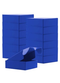 Rocutus Cardboard Boxes Shipping Boxes,15 Pack Recyclable Corrugated Cardboard Box Small Mailing Storage Gift Boxes For Shipping, Mailing, Gifts Packaging, 6X6X2" (Dark Blue)  - Image 1