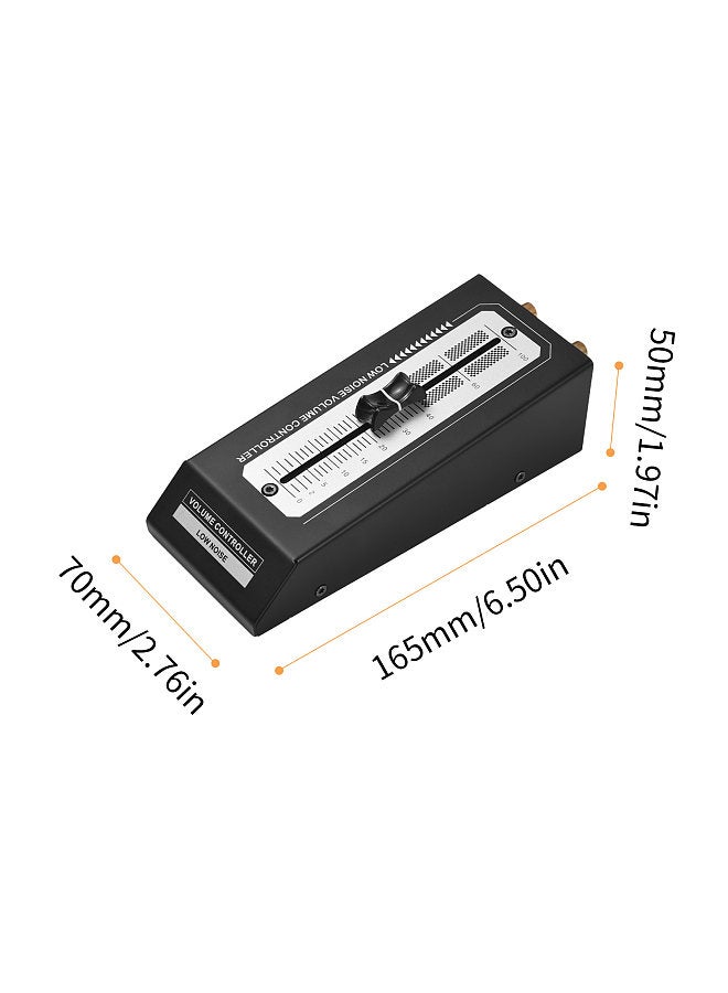 Generic Mini Low Noise Volume Controller Volume Adjustment Device Passive Preamp Active Speaker Volume Adjustment Controller without External Power Supply and Lossless Output RCA Interface  - Image 5