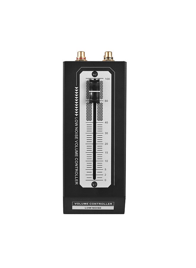 Generic Mini Low Noise Volume Controller Volume Adjustment Device Passive Preamp Active Speaker Volume Adjustment Controller without External Power Supply and Lossless Output RCA Interface  - Image 1