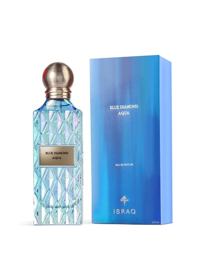 IBRAQ Blue Diamond Aqua Eau De Perfume 150ml - Image 2