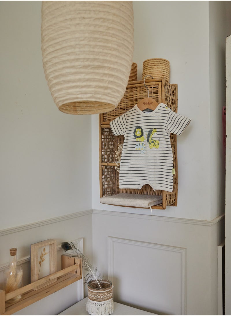 Dirkje Boys Set (babysuit) with Cute Animal's Embroidery - Image 1