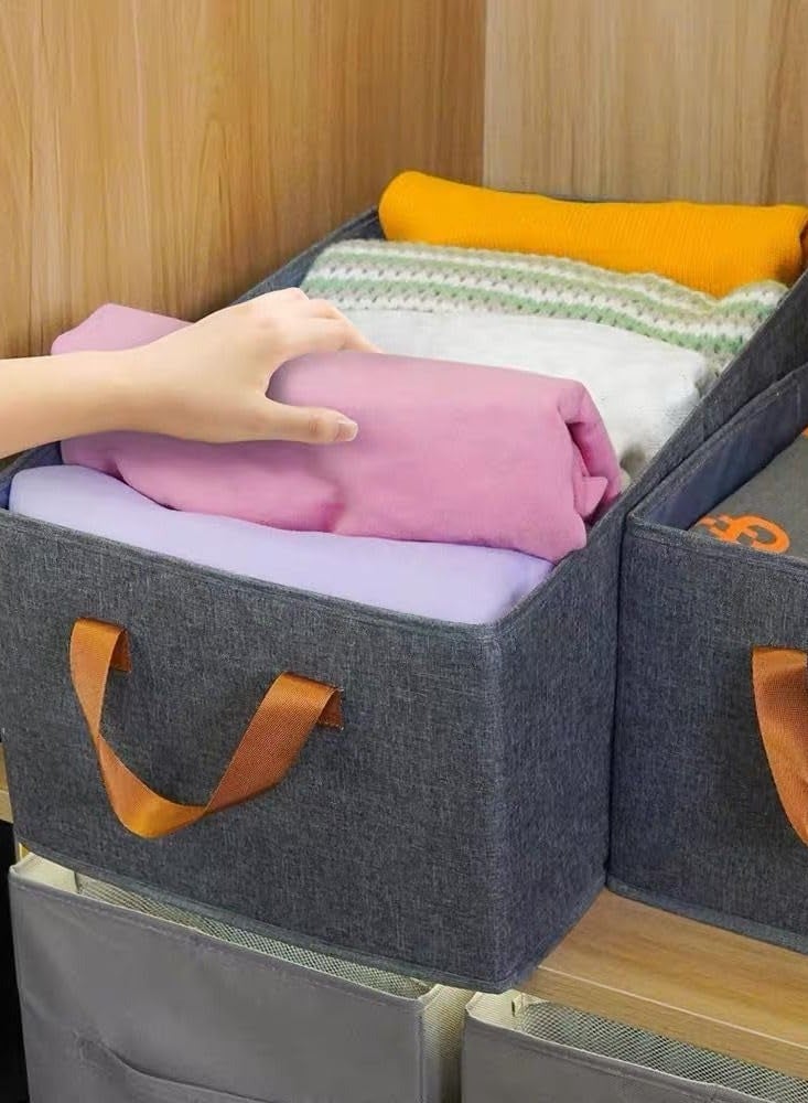 Clothing Storage Box Steel Frame Clothes Pants Foldable Large Capacity Fabric Thickened Household Storage Box - Image 5