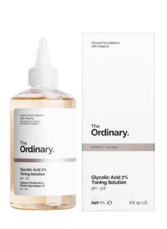Allamsa AL Naama Glycolic Acid 7 Percent Toning Solution Clear 240ml  - Image 1