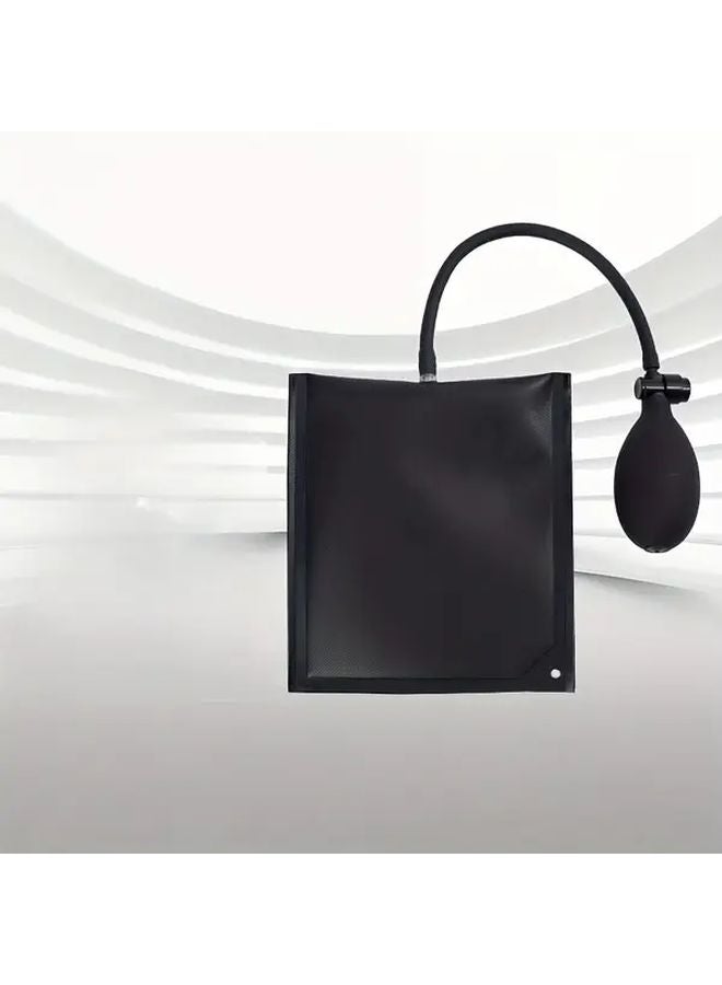 طقم إسفين هواء ثقيل أسود مع مضخة مدمجة لإصلاح السيارات والبناء - Image 1