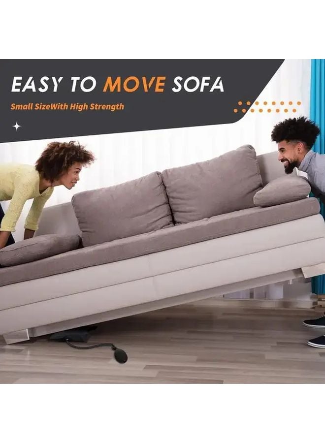 طقم إسفين هواء ثقيل أسود مع مضخة مدمجة لإصلاح السيارات والبناء - Image 5