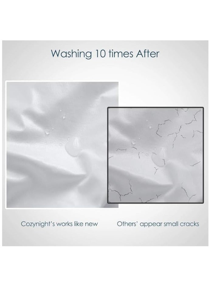 Mixed waterproof mattress protector white