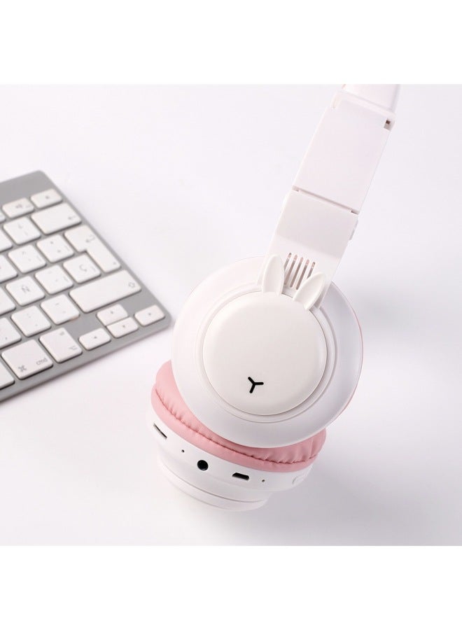 [Style] Cat Ear Bluetooth Headset PT02 Net Red Design Bass Super Long Endurance Headset Game Headset-Color:[Cat Film] Athens Black  - Image 4