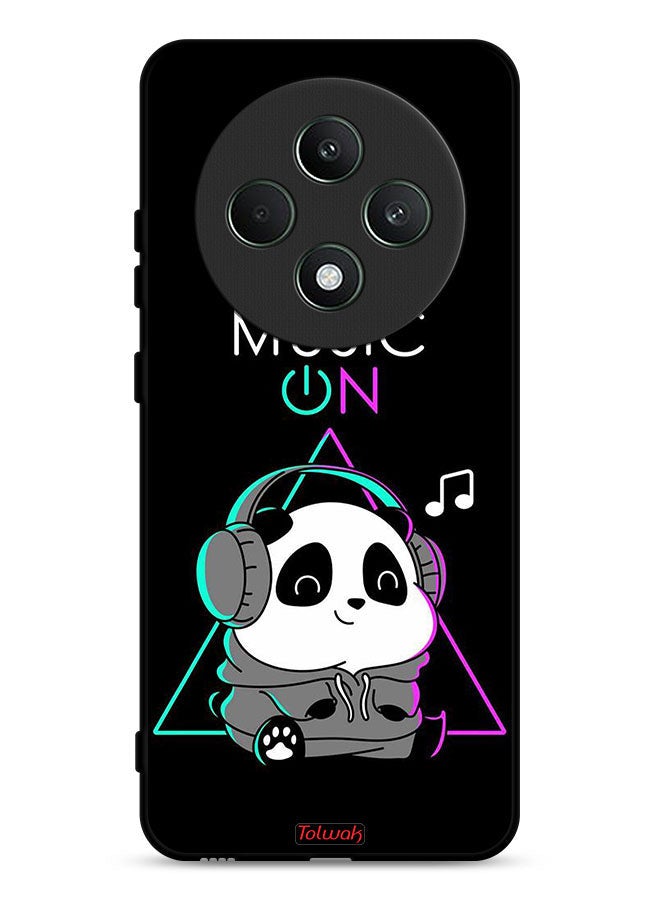 Tolwak Oppo Reno12 F 5G Protective Case Cover Music On Panda - Image 1
