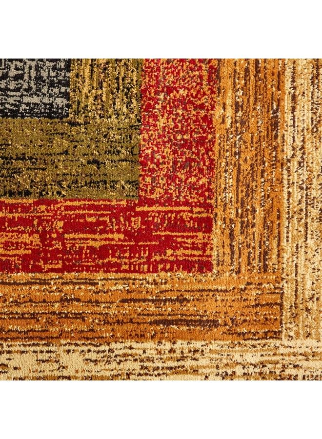 Home Dynamix Royalty Vega Contemporary Geometric Runner Area Rug Black Brown 1'9"X7'2" - Image 4