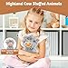 Marysun Highland Cow Stuffed Animal Toy NonMicrowavable Gray Stuffed Animal Gift for Girls and Kids - Image 4