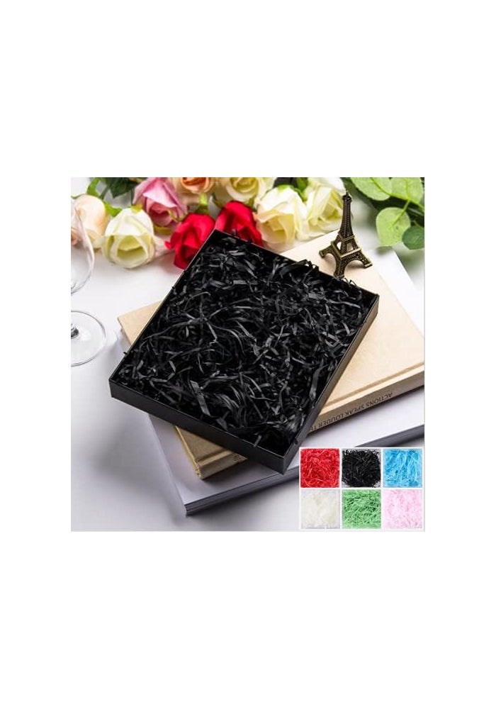 Red Dot Gift® 100g Eco-friendly Black Raffia Paper Shreds for Gift Box Filling - Image 4