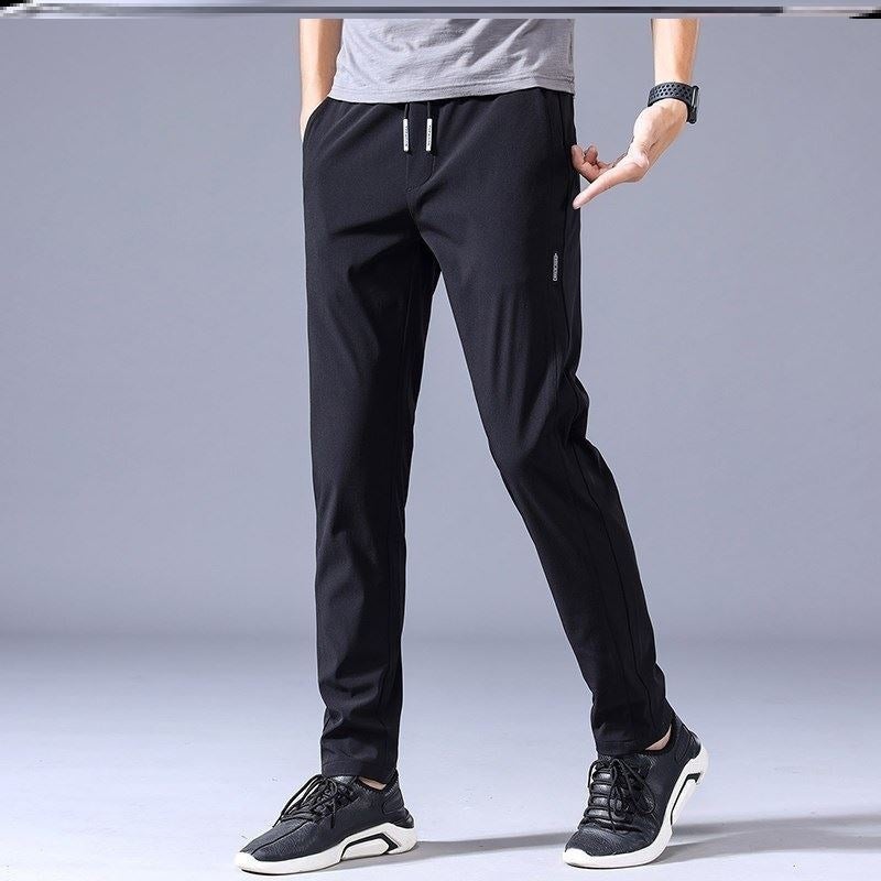 New Hong Kong Style Pants Men'S Summer Thin Casual Pants Korean Style Trendy Loose Straight Trousers Men'S Trendy Long Pants - Image 4