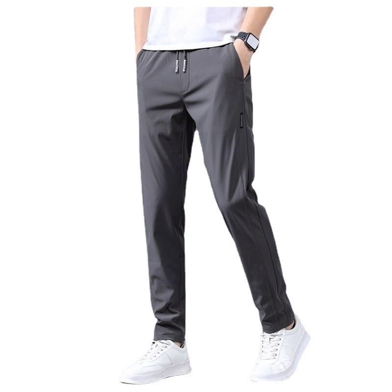 New Hong Kong Style Pants Men'S Summer Thin Casual Pants Korean Style Trendy Loose Straight Trousers Men'S Trendy Long Pants - Image 5