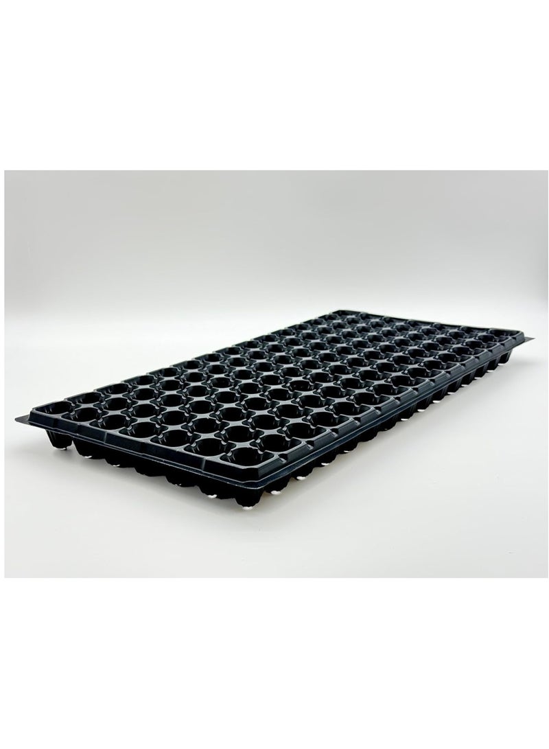 ماركة غير محددة صينية بذور FG ZAIN-105 فتحة، 54 × 28 × 4 سم، عبوة من 3، صينية بدء نباتات بلاستيكية متينة لإنبات وزراعة البذور بكفاءة، مثالية للبستانيين المنزليين، دور الحضانة، مزارعي الزراعة المائية.  - Image 1