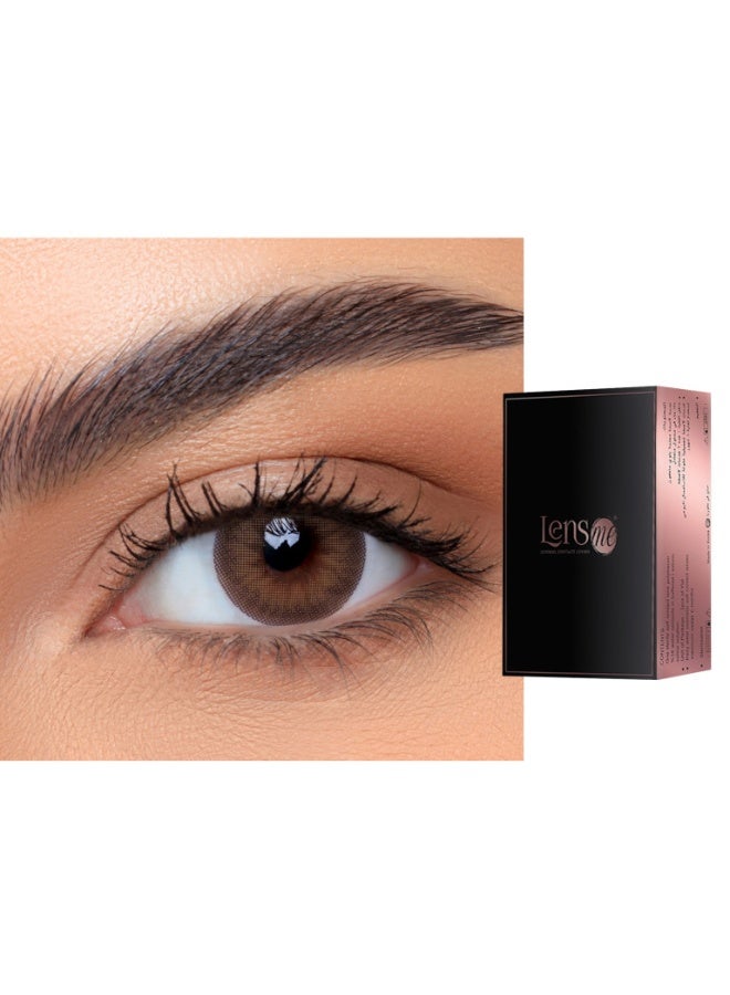 LensMe عدسات لاصقة بنية disposable لمدة 6 أشهر - دمية - Image 1