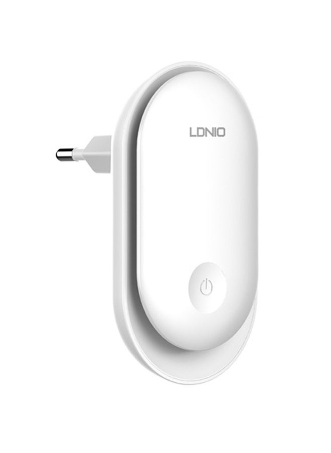 Night Light Socket with Twilight Sensor, Night Lamp for Children 3-Level Brightness Adjustment, Warm White Night Lamp for Bedroom, Staircase White