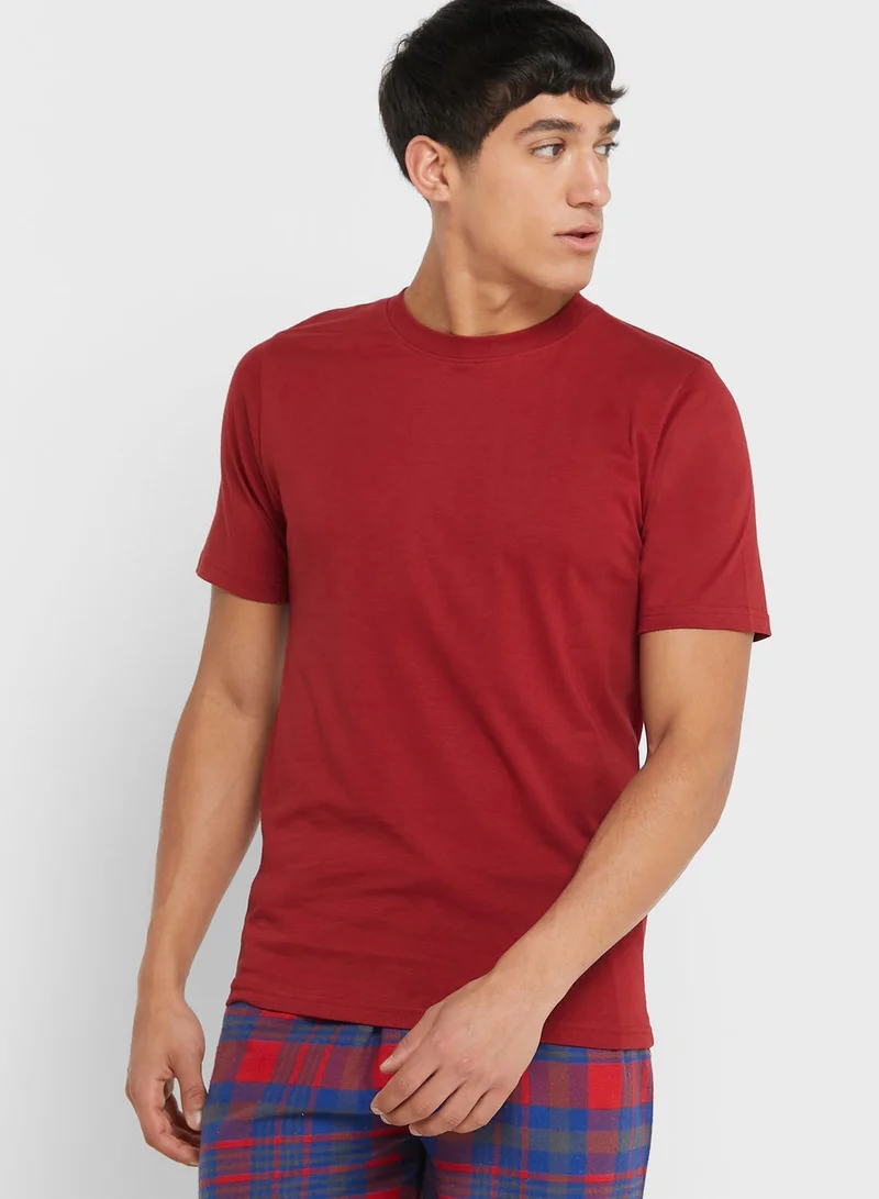 Seventy Five T Shirt And Shorts Nightwear Set