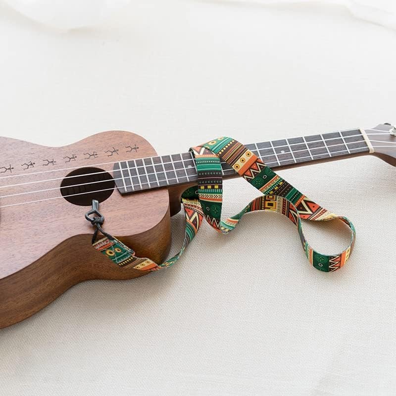 DreamAug Ukulele Strap, Adjustable Mayan Style Ethnic Guitar Strap with Clip, 23"-55" ï¼Œfor Acoustic Guitar, Electric Guitar, Bass, and Ukulele - Image 5
