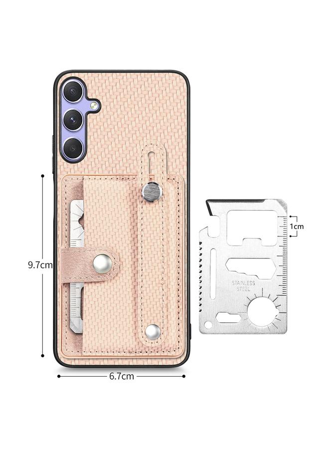 اس-توب جراب لهاتف Samsung Galaxy S25 Ultra 5G مزود بمسند معصم ومحفظة وغطاء خلفي للهاتف مع سكين أداة - Image 5