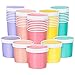 MATICAN Paper Ice Cream Cups with Lids 40Pack 11Oz Soup Cups with Lids Disposable Ice Cream Containers 11Ounce 5 Pastel - Image 2