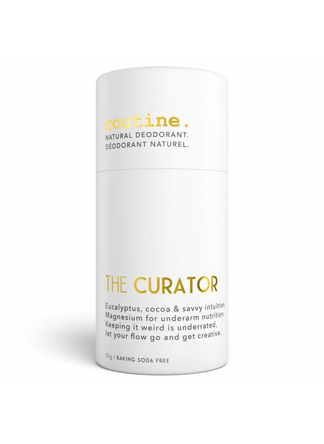 routine ROUTINE Natural Deodorant Stick for Women & Men 50g | Antiperspirant Deodorant for Sensitive Skin | Underarm Eucalyptus scented Deodorant | Aluminum and Backing Soda Free - The Curator  - Image 1