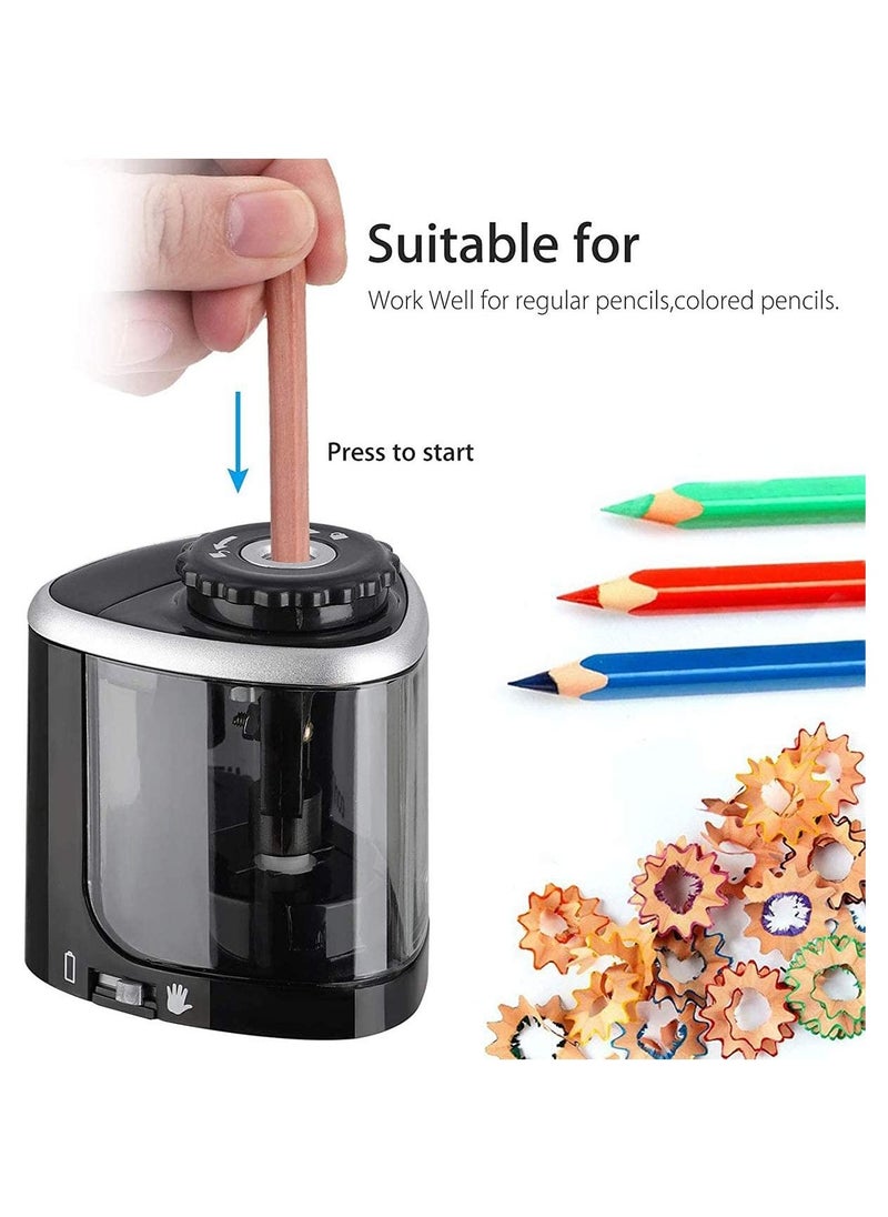 Y&D Pencil Sharpener Battery and usb dual power supply Fast Sharpen Safe design Suitable for Various pencils School Classroom Office Home  - Image 4