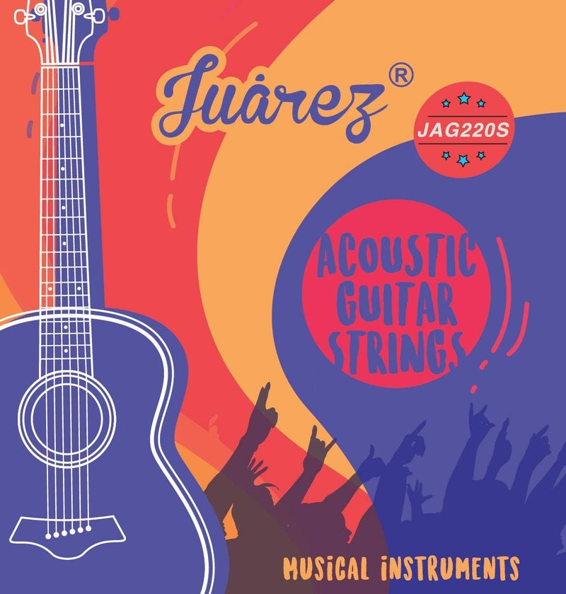 Juarez 7-Piece Phosphor Bronze Acoustic Guitar Strings Set – Extra Light Gauge, Stainless Steel E & B, Steel Core, Anti-Rust Coated, Ball-End (E-1st x 2, B-G-D-A-E x 1 Each) - Image 3