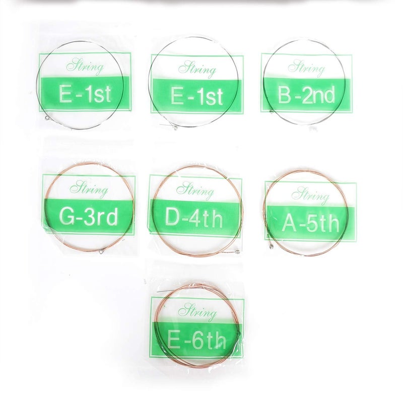 Juarez 7-Piece Phosphor Bronze Acoustic Guitar Strings Set – Extra Light Gauge, Stainless Steel E & B, Steel Core, Anti-Rust Coated, Ball-End (E-1st x 2, B-G-D-A-E x 1 Each) - Image 5