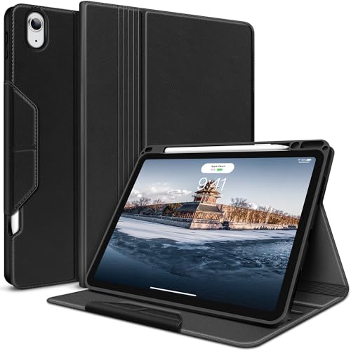 H HOLIMET Case for iPad Air 11" M3 (2025)/ M2 (2024)/ iPad Air 4th & 5th Generation10.9 Inch 2022/2020 Soft Back Shockproof Protective Cover with Pencil Holder Vegan Leather Auto Sleep/Wake - Image 1