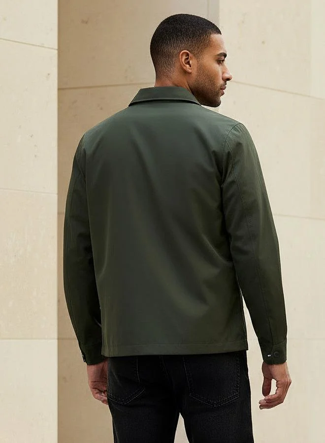 Splash FAV  Men Regular Fit Collared Jacket for Men | Best Price UAE