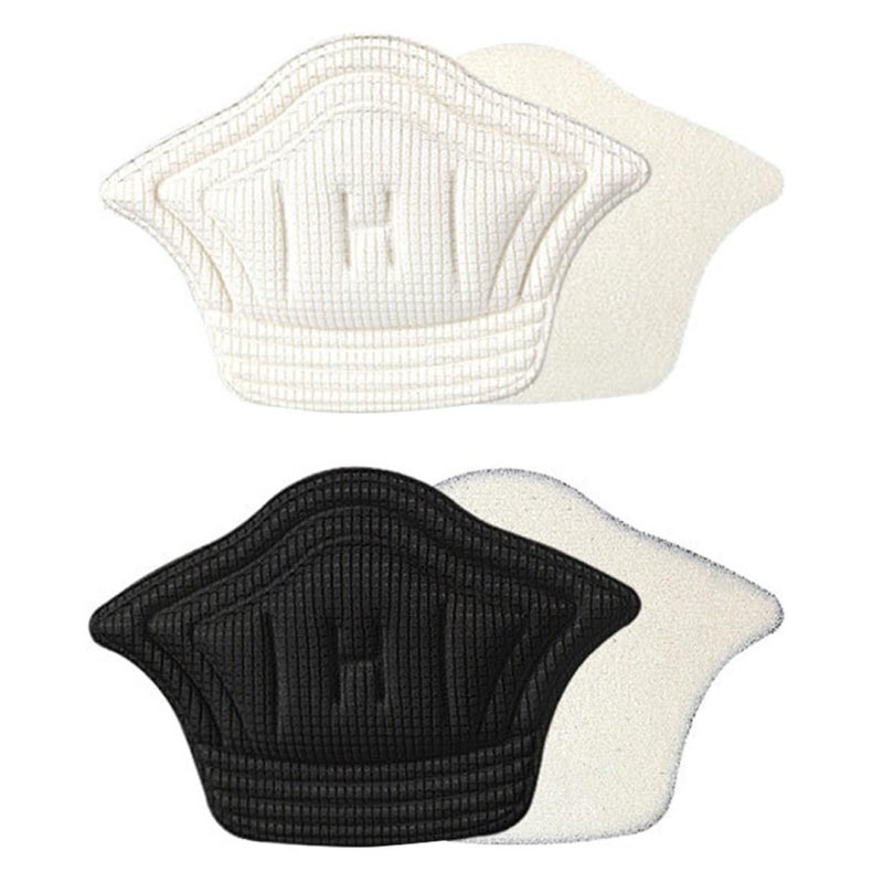 Invisible Heel Cushions 2 Pairs Anti Wear Foot Pads Shoe Back Protectors For Men Women - Image 2