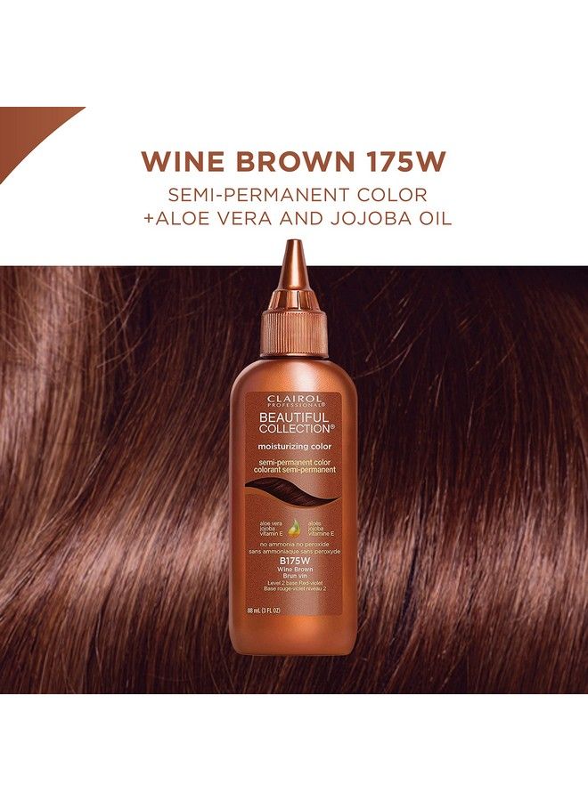 CLAIROL PROFESSIONAL Beautiful Collection Hair Color 175W Wine Brown 3 Oz - Image 5