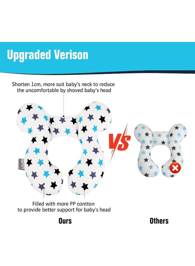 KAKIBLIN Baby Neck Pillow, Upgraded Baby Support Pillow, Baby Neck Support Pillow for Carseat, Newborn Neck Support for Car Seat, Pushchair, Travel - Image 5