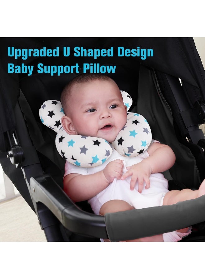 KAKIBLIN Baby Neck Pillow, Upgraded Baby Support Pillow, Baby Neck Support Pillow for Carseat, Newborn Neck Support for Car Seat, Pushchair, Travel - Image 3