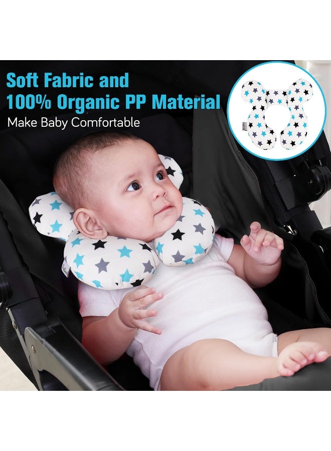 KAKIBLIN Baby Neck Pillow, Upgraded Baby Support Pillow, Baby Neck Support Pillow for Carseat, Newborn Neck Support for Car Seat, Pushchair, Travel - Image 2