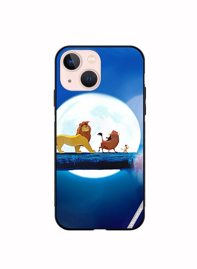 VR CREATIVE Protective Case Cover For Apple iPhone 14 Lion King Design Multicolour - Image 1