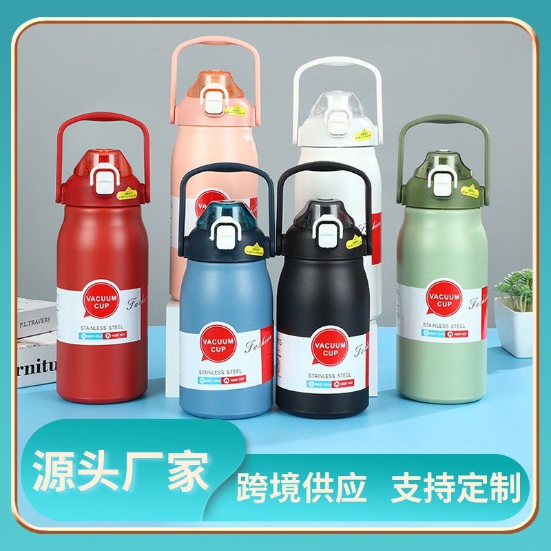 Large Capacity 316 Stainless Steel Thermos Cup Outdoor Portable Sports Cup Advertising Gift Cup Thermos Pot - Image 2