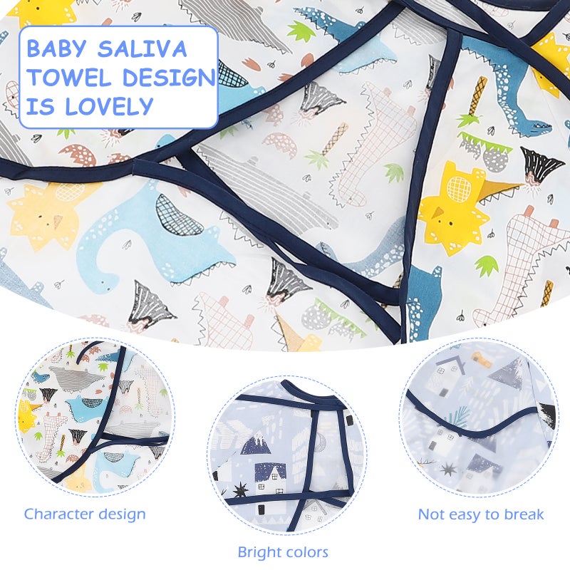 🧸 مريلة تغذية بأكمام طويلة الرضع - Image 5