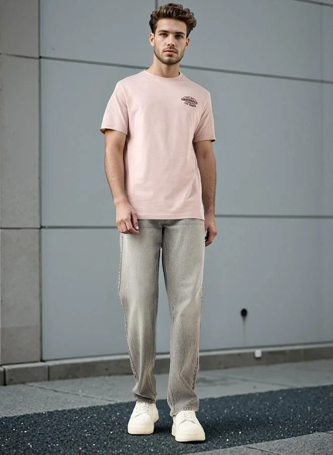 لي كوبر تي شيرت لي كوبر بطبعة حروف