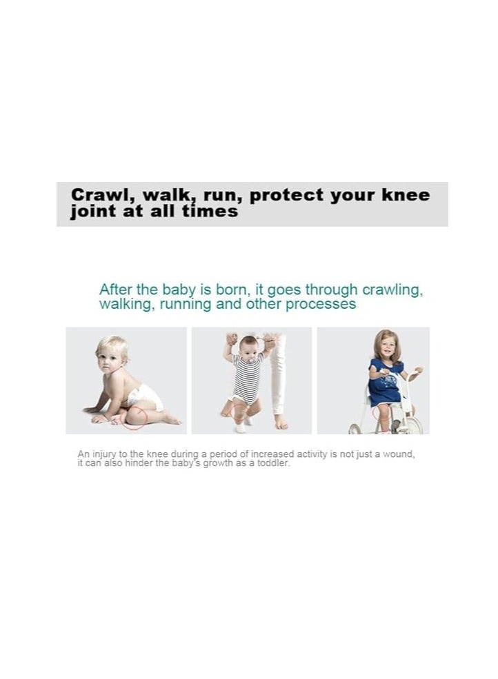 Oasisgalore 4 Pairs Baby Knee Pads for Crawling，Anti Slip Soft Knee Pads Unisex for 0-4 Years Baby - Image 4