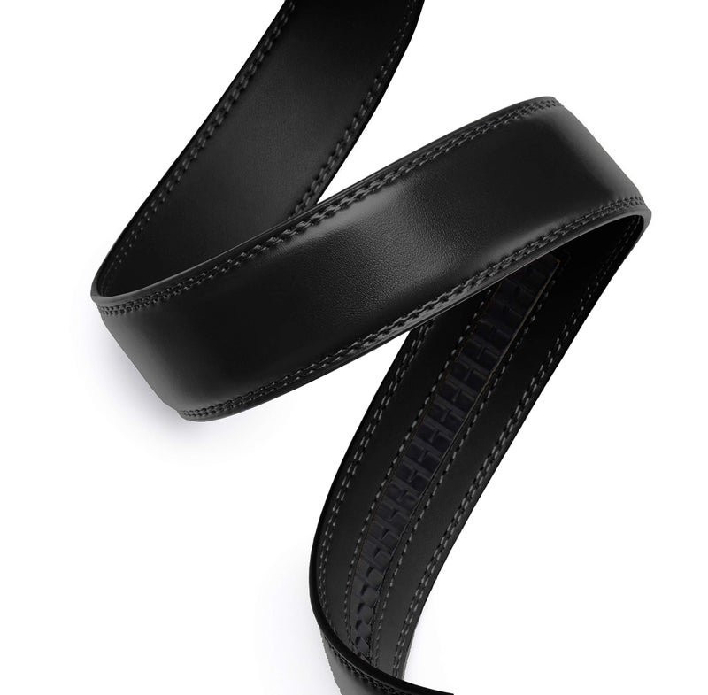 CHAOREN Ratchet Belt Replacement Strap 1 3/8”, Leather Belt Strap for 40MM Slide Click Buckle - Image 5