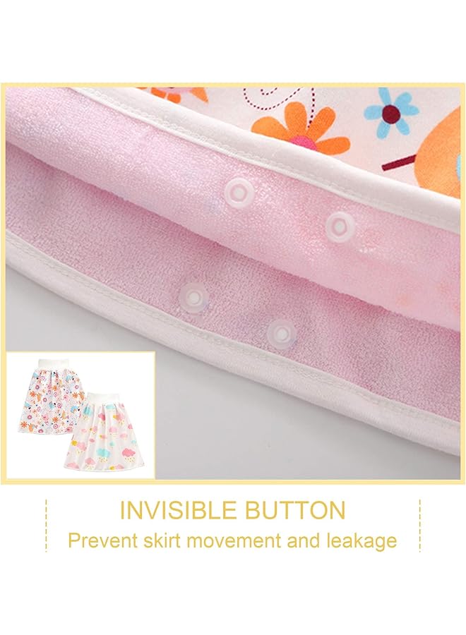 سراويل حفاضات للأطفال، سراويل تدريب قطنية، تنورة حفاضات قصيرة، حفاضات قماشية مقاومة للماء، وقت الليل - Image 4