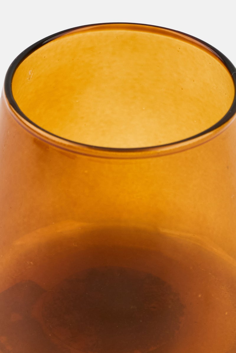 Muy Mucho Elise Stemless Wine Glass, Brown  - Image 3