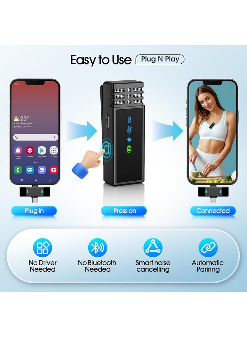 إكس ليفيل ميكروفون Lavalier لاسلكي لـ iPhone iPad Android - Image 5